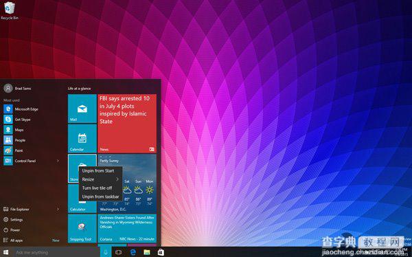 Win10 Build 10166桌面版高清图赏：微软WiFi亮相7