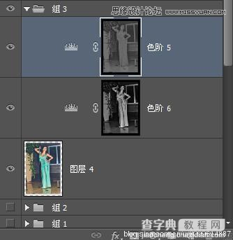 Photoshop调出室内人像模特金属质感肤色效果教程18