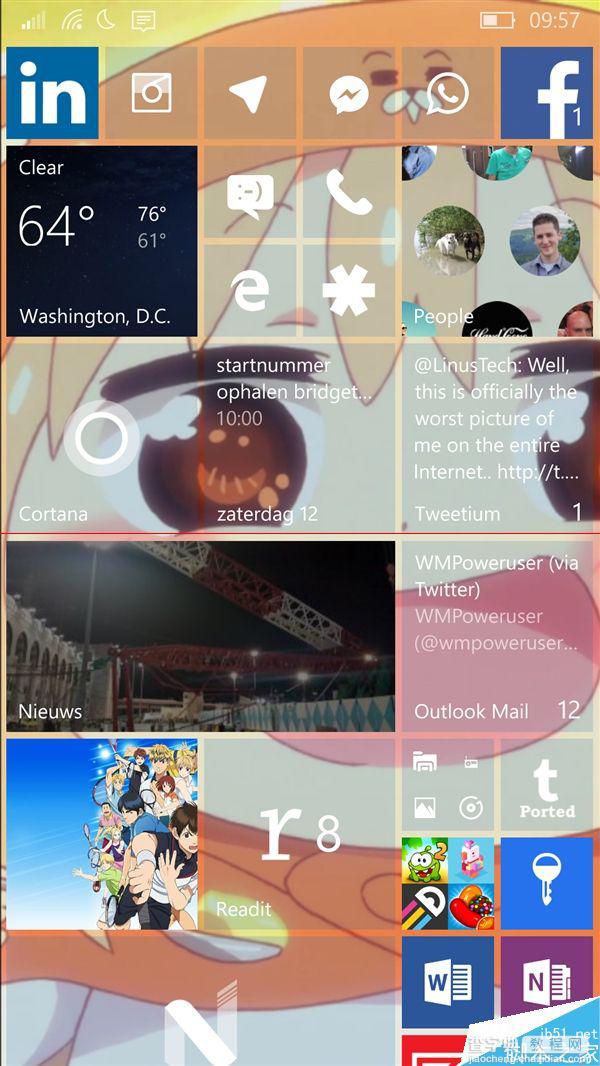 Win10 Mobile 10536预览版安装运行截图高清图赏1