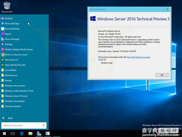 [海量截图+镜像下载]Windows Server 2016第三技术预览版泄露29