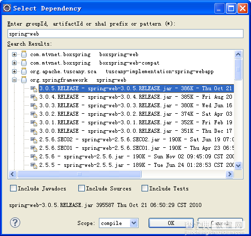 Eclipse 使用Maven构建SpringMVC项目13