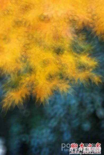 Photoshop将秋季枫叶图片打造出梦幻烟雾特效7