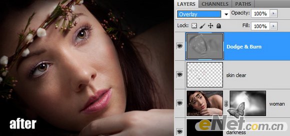 PhotoShop将美女照片制作出梦幻荧光画面效果8
