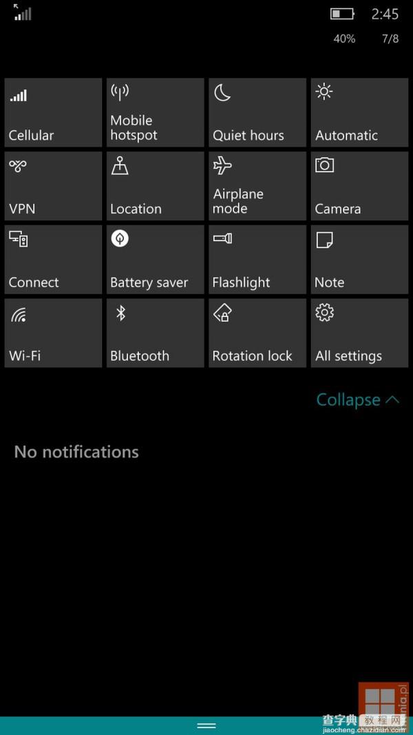 Windows 10  Build 10162手机版运行截图曝光 全新壁纸亮相5