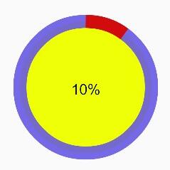 Android使用Canvas绘制圆形进度条效果1