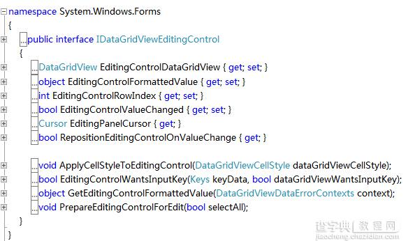 C#自定义DataGridViewColumn显示TreeView1