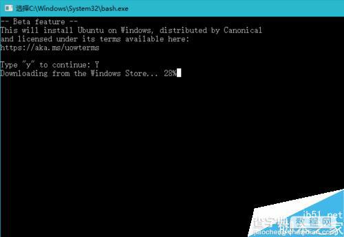 Win10 Build 14316启用Linux Bash 环境图文教程6