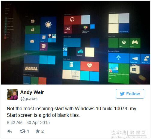 [图]Win10 Insider Preview Build 10074界面抢先看1