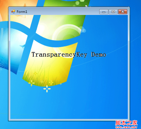 C# 透明窗体制作实现方法比较分析1