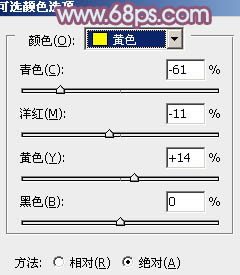 Photoshop为草原人物调制出淡雅的秋季青黄色22