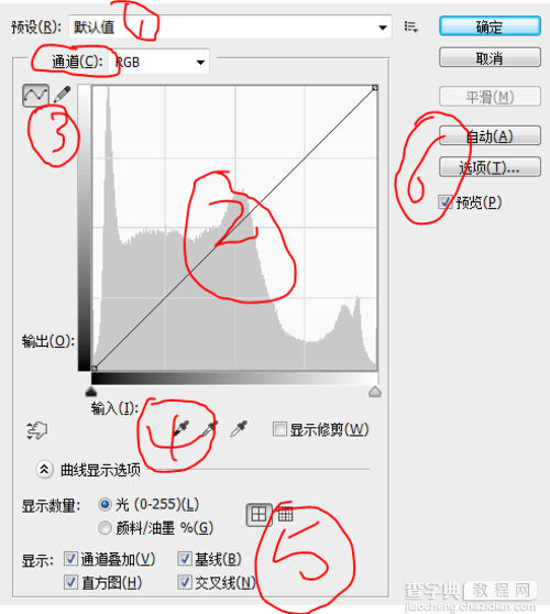 PS巧用曲线工具随心所欲调整图片明暗2