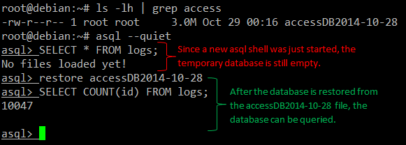 使用MySQL语句来查询Apache服务器日志的方法8