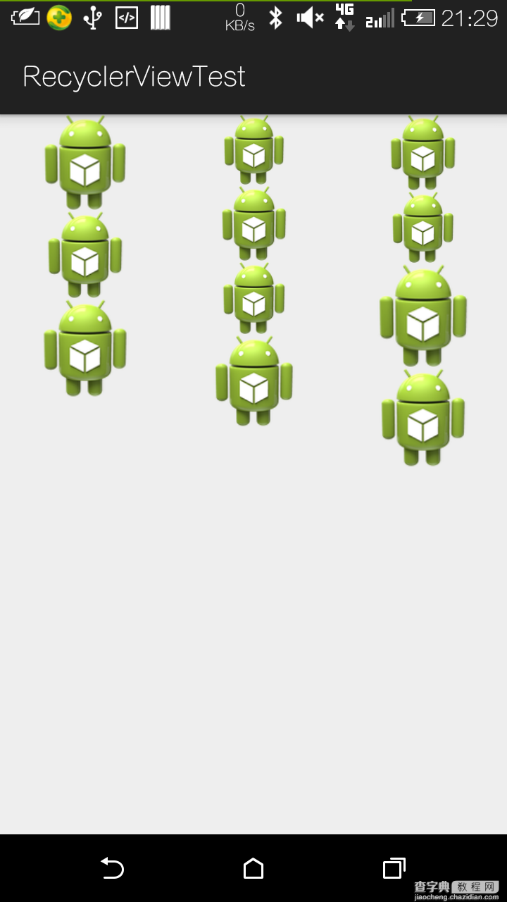 Android RecyclerView详解之实现 ListView GridView瀑布流效果4