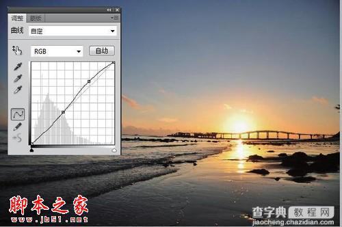 photoshop还原绚烂的海滨落日教程5