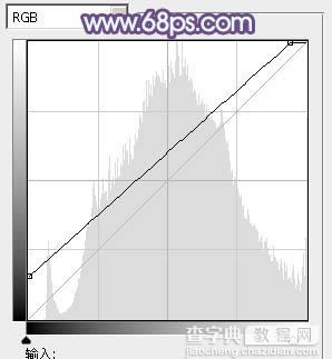 Photoshop将外景人物图片打造柔美的淡调青色9