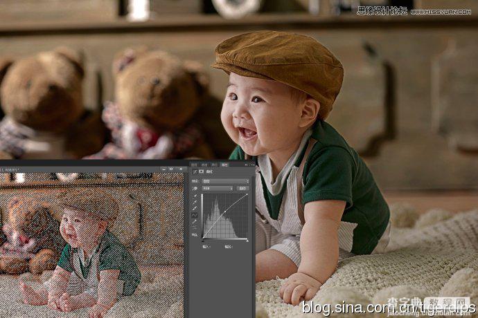 Photoshop利用通道调出细腻富有层次感的儿童照片15