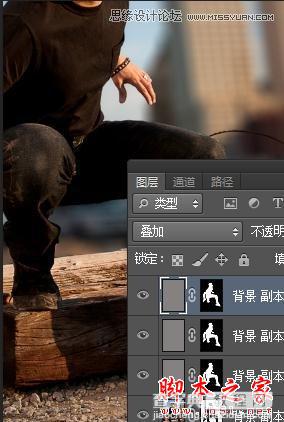 Photoshop使用模糊法突出电影人物主体6