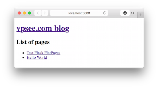 Flask入门教程实例：搭建一个静态博客1