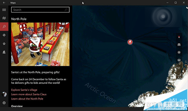 圣诞老人到哪了?Win10地图定位追踪锁定目标1