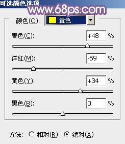 Photoshop将树林旁边草地上的美女图片增加柔和的绿紫色18