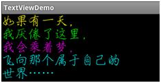 Android TextView高级显示技巧实例小结2
