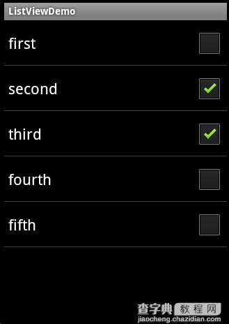 Android listview与adapter详解及实例代码3