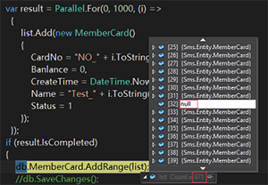 在Parallel中使用DbSet.Add()发现的一系列多线程问题和解决思路详解3