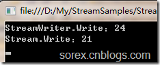 Stream.Write 与 StreamWriter.Write 的不同1