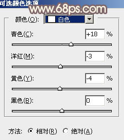 Photoshop调制出漂亮的红褐色树林人物图片6