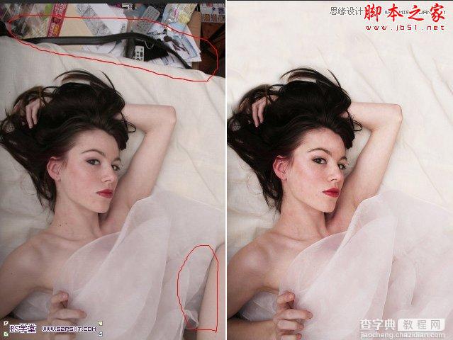 Photoshop为美女人像脸部图片磨皮教程5