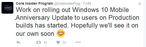 Win10 Mobile一周年更新正式版推送开始准备1