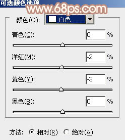 PS为绿色外景人物图片打造出柔和的秋季淡黄色22