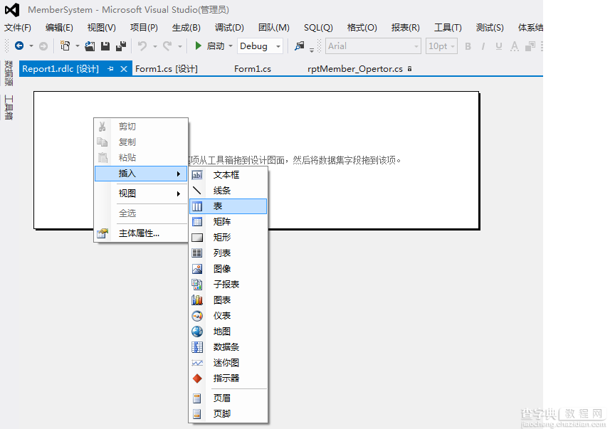 C# 创建报表过程详解4