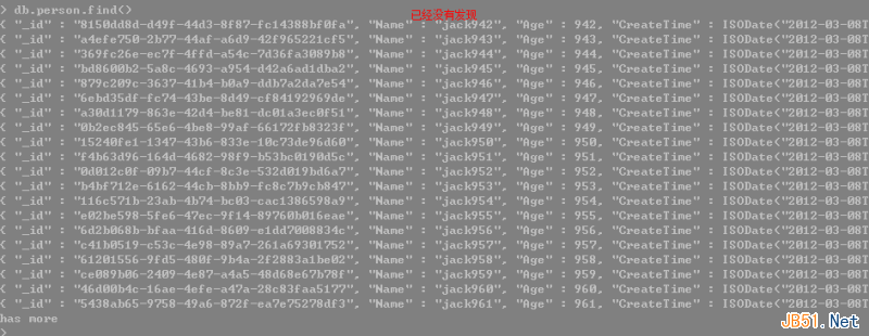 MongoDB入门教程之C#驱动操作实例4