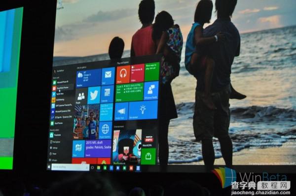 Win10新开始菜单和Cortana曝光    现场截图图赏1