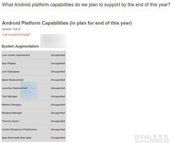 Win10 Mobile安装的安卓APK应用不支持哪些功能？不支持功能汇总3