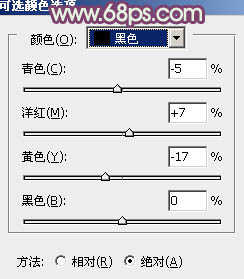 Photoshop将草原人物图片调制出小清新的黄蓝色18