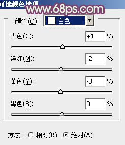 Photoshop将草原人物图片调制出小清新的黄蓝色33