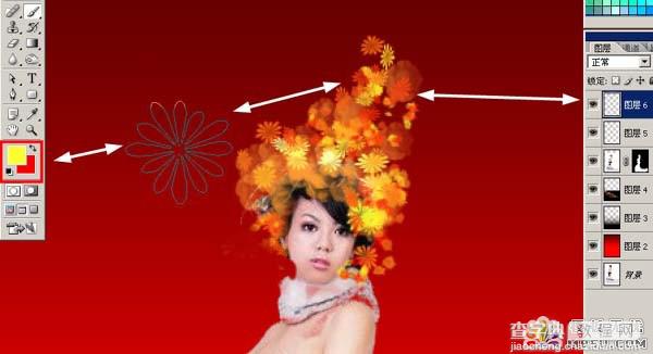 Photoshop制作中国风特色古典的美人效果13