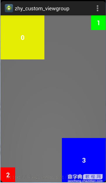Android应用开发中自定义ViewGroup视图容器的教程3