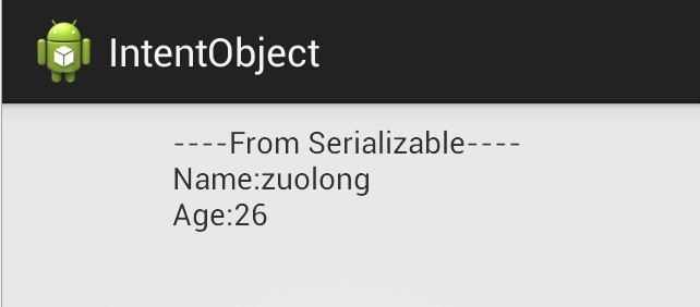 Android 通过Intent使用Bundle传递对象详细介绍2