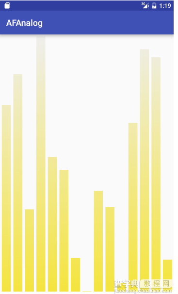 Android实现音频条形图效果(仿音频动画无监听音频输入)1