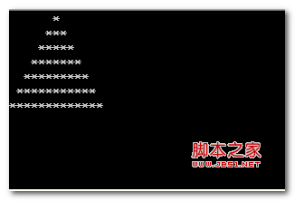 C#打印出正等腰三角形实例代码1