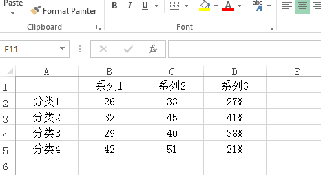 C#中如何在Excel工作表创建混合型图表实例1