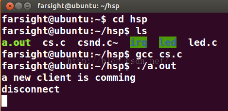 Linux下C语言实现C/S模式编程3