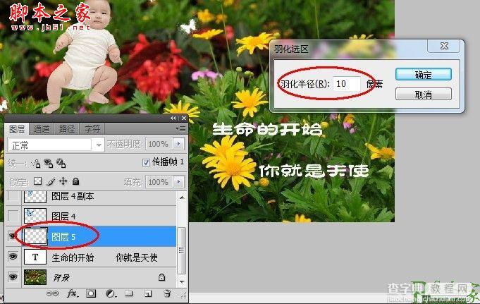 photoshop为宝宝写真照增加动态蝴蝶翅膀特效14