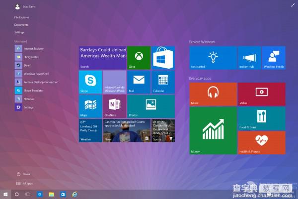 [图]Win10 Insider Preview Build 10074界面抢先看4