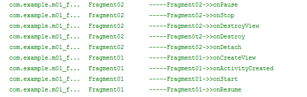 Android中Fragment的生命周期与返回栈的管理4