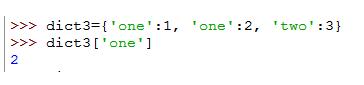 浅谈python字典多键值及重复键值的使用5