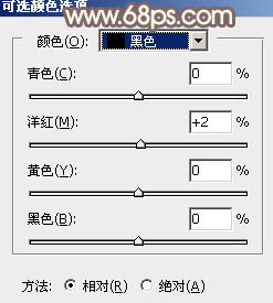 Photoshop调制出漂亮的红褐色树林人物图片37